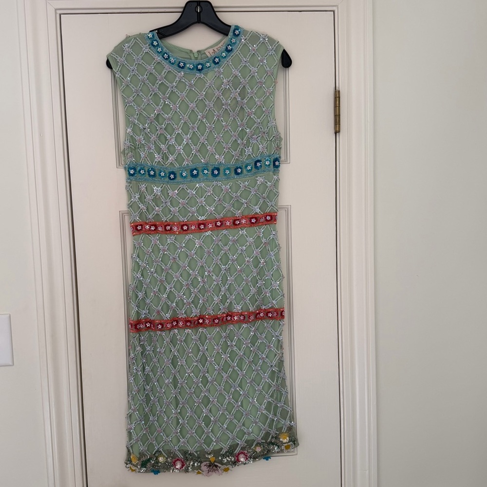 La Fuori Beaded Dress Size M
